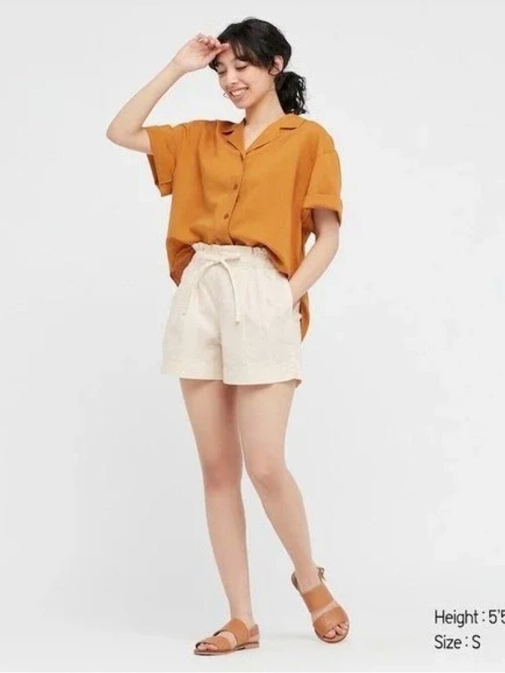 Uniqlo Cotton Linen Shorts